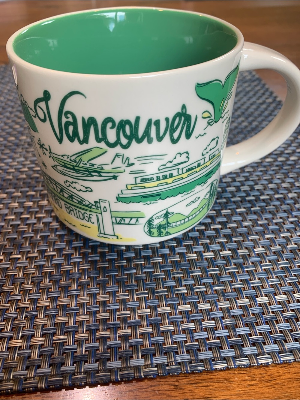 Starbucks 2018 Vancouver Coffee Cup Mug Been There Series Across The Globe